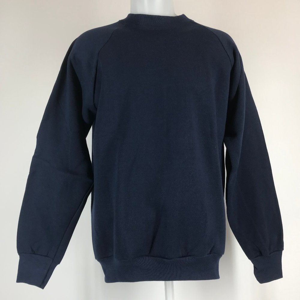 Vintage MADE IN USA Fruit of the Loom sweatshirts Navy NWT